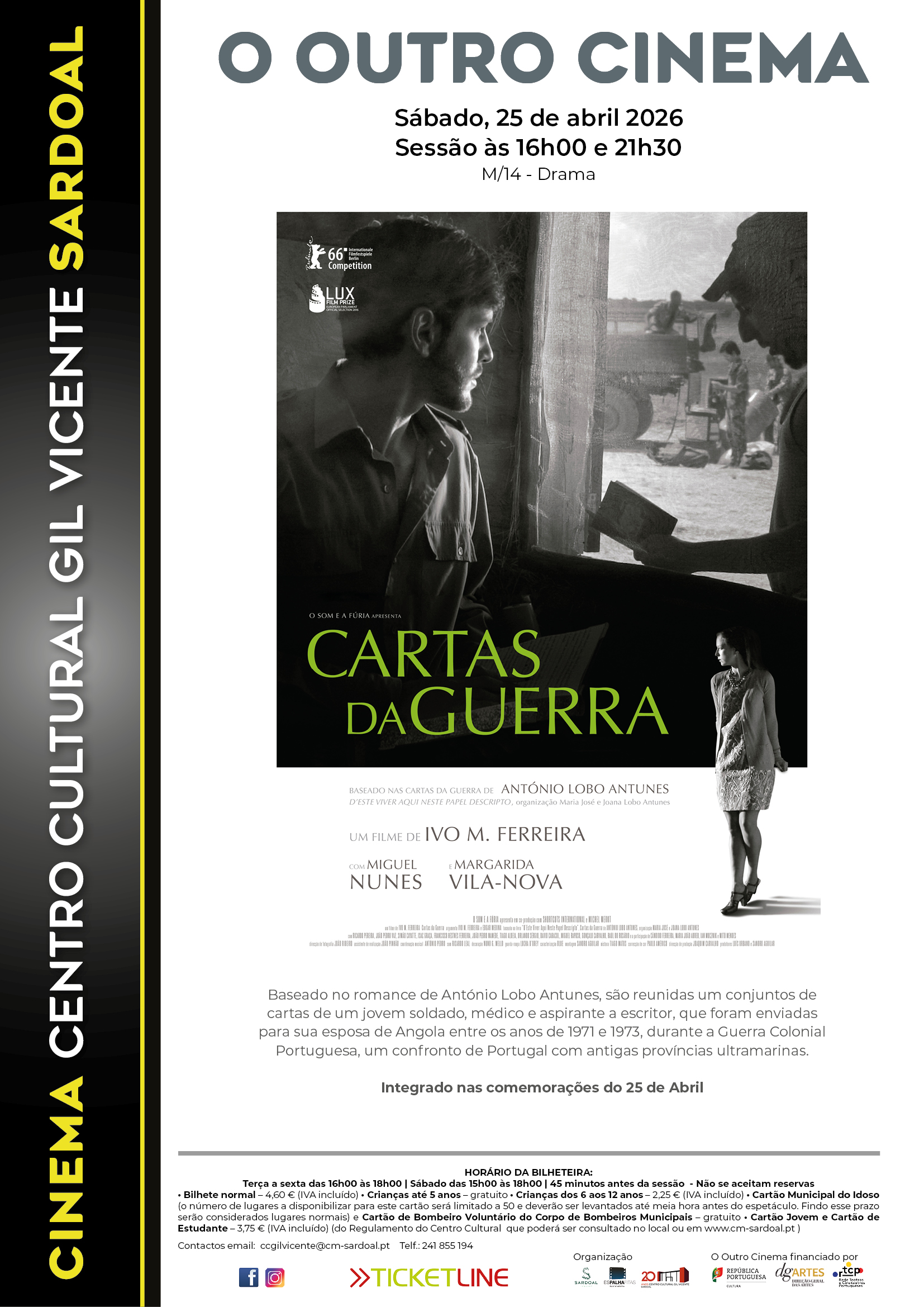 Cinema – “Cartas de Guerra”