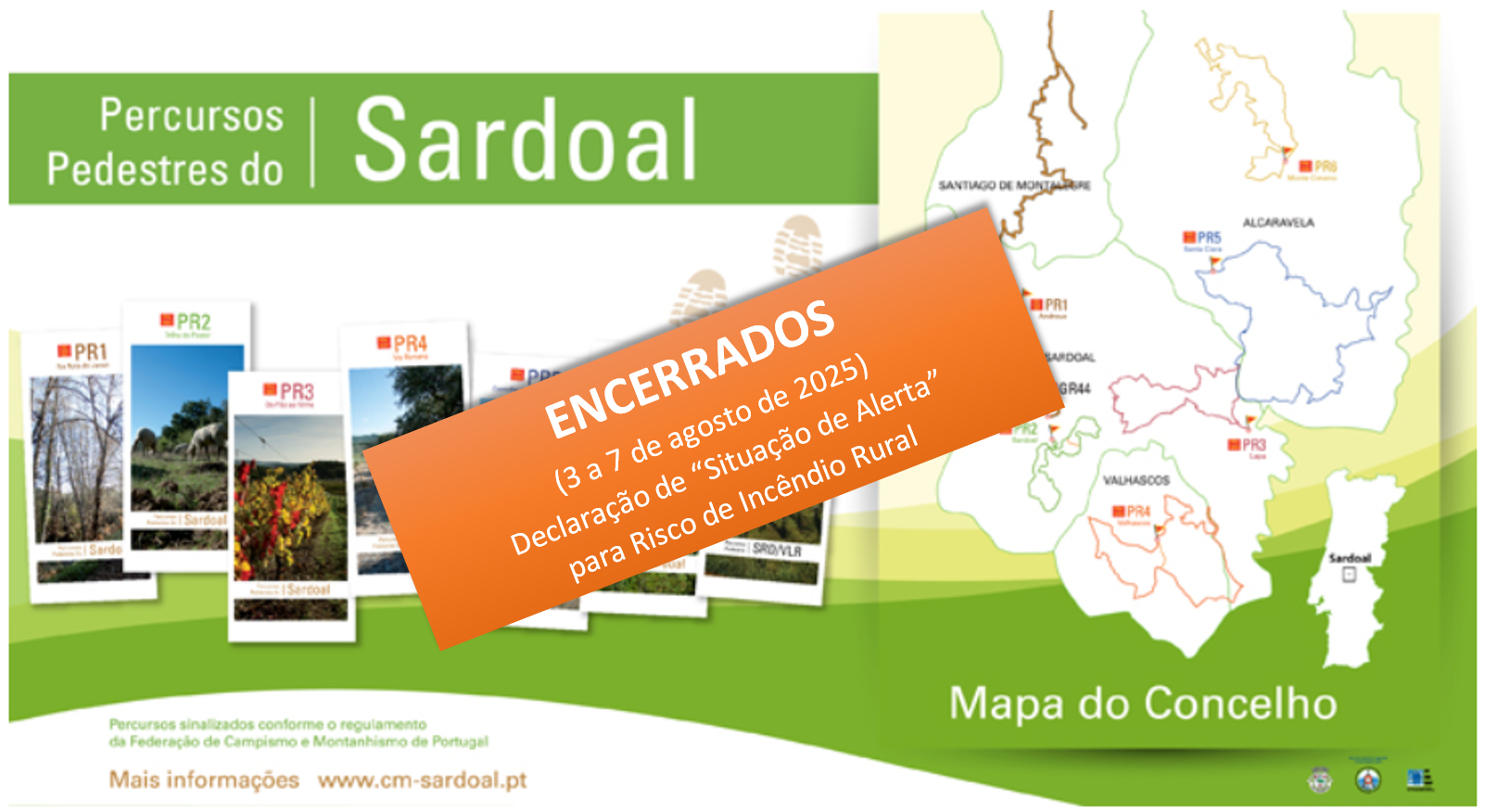 percursos encerrados AGO2025