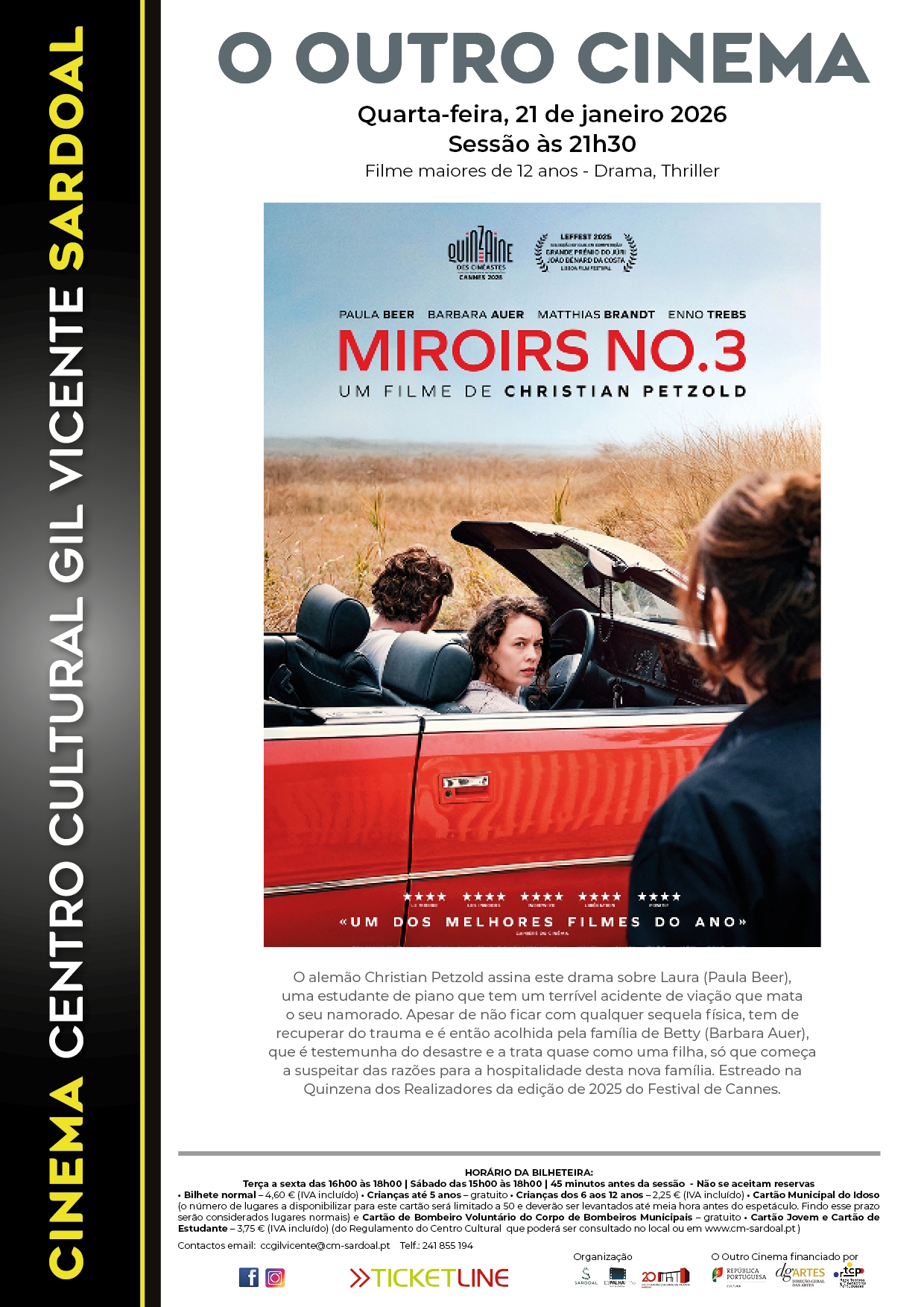 Cinema “Miroirs No.3”