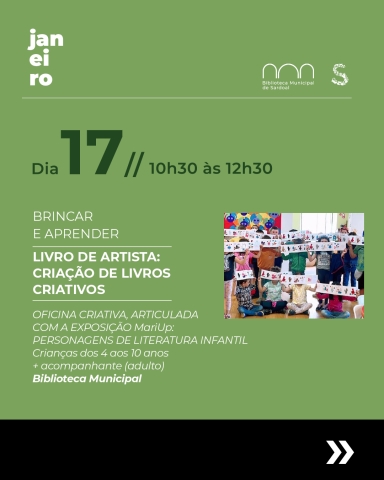 Oficina criativa “Livro de artista: criação de livros criativos”