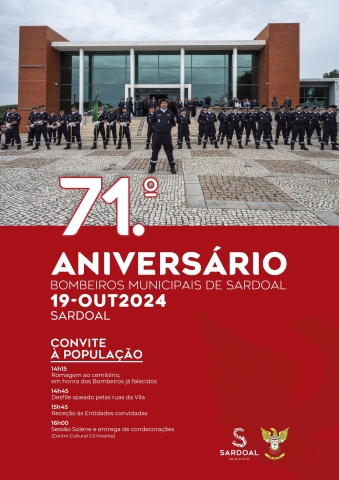 71.º Aniversário dos Bombeiros Municipais de Sardoal